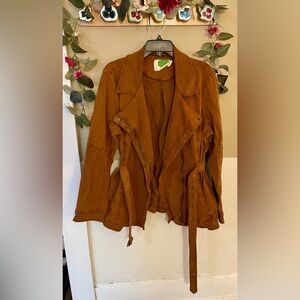 Anthropology Knit Moto Jacket